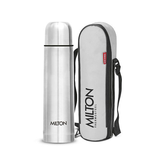 Milton Flip LidThermosteel Water Bottle - 24 Hr Hot and Cold - Leak Proof