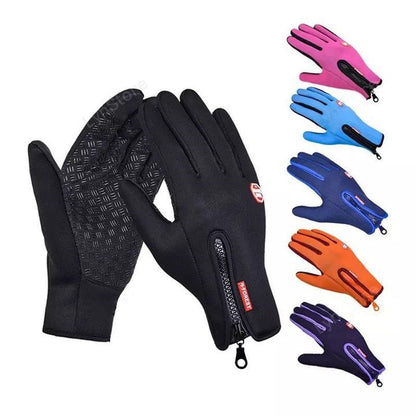 Winter Touch Screen Riding Motorcycle  Sliding Waterproof Gloves