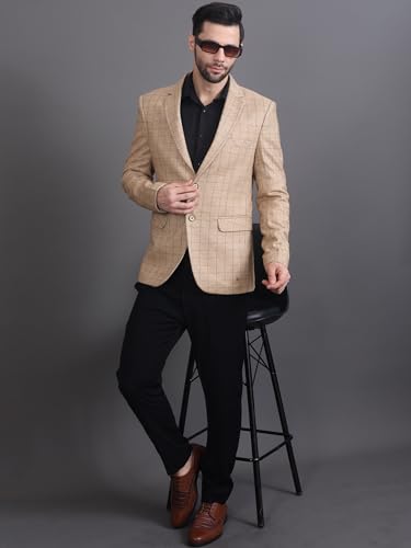 Tweed Blazer for Men Formal & Casual Winter Wear Blazer