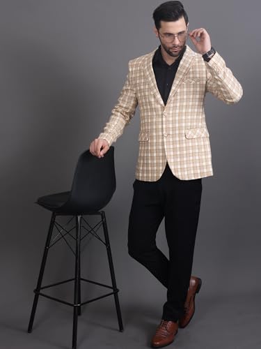 Tweed Blazer for Men Formal & Casual Winter Wear Blazer