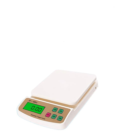 Atom 10Kg Kitchen Weight Machine 6 Months Manufacturer Warranty, Digital Scale with LCD Display, Scale for Home Baking, Cooking & Balance Diet. Machine with capacity 10Kg, SF400/A121,Color May Vary