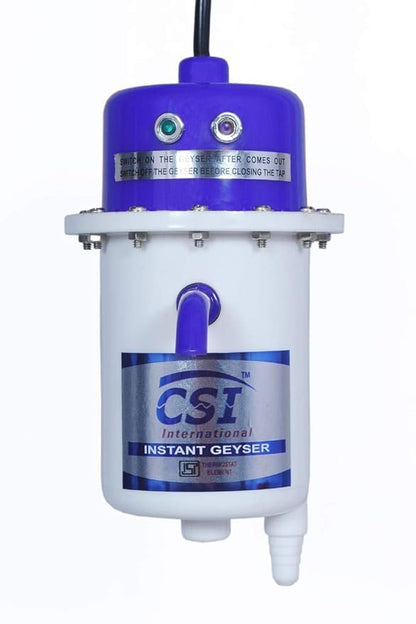 CSI INTERNATIONAL Instant Water Geyser, 1 L Portable Water Heater, Made Of First Class Abs Plastic 3Kw, Auto Cut Off Feature (Red)