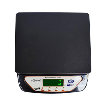 Atom 10Kg Kitchen Weight Machine 6 Months Manufacturer Warranty, Digital Scale with LCD Display, Scale for Home Baking, Cooking & Balance Diet. Machine with capacity 10Kg, SF400/A121,Color May Vary