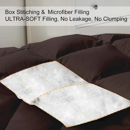 Comforter for Double Bed – All Season/AC/Summer Solid Double Bed Comforter Quilt Blanket | Dohar | Duvet | Ultra Soft & Lightweight – 300 GSM, Ivory