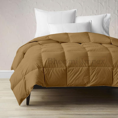 Comforter for Double Bed – All Season/AC/Summer Solid Double Bed Comforter Quilt Blanket | Dohar | Duvet | Ultra Soft & Lightweight – 300 GSM, Ivory