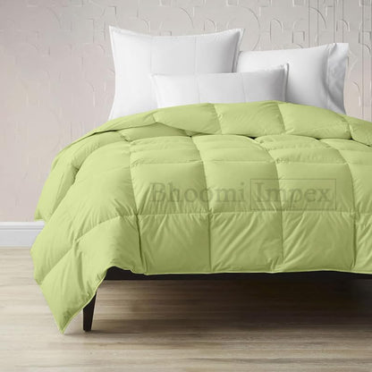 Comforter for Double Bed – All Season/AC/Summer Solid Double Bed Comforter Quilt Blanket | Dohar | Duvet | Ultra Soft & Lightweight – 300 GSM, Ivory