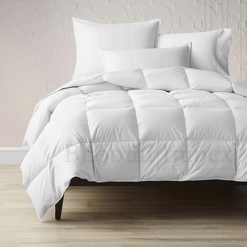 Comforter for Double Bed – All Season/AC/Summer Solid Double Bed Comforter Quilt Blanket | Dohar | Duvet | Ultra Soft & Lightweight – 300 GSM, Ivory