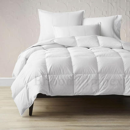Comforter for Double Bed – All Season/AC/Summer Solid Double Bed Comforter Quilt Blanket | Dohar | Duvet | Ultra Soft & Lightweight – 300 GSM, Ivory