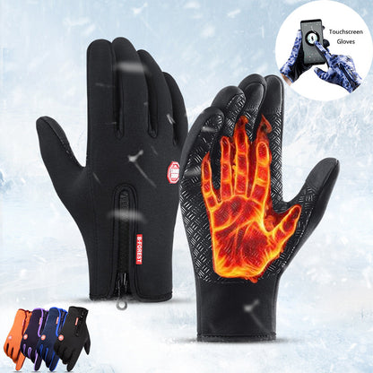 Winter Touch Screen Riding Motorcycle  Sliding Waterproof Gloves
