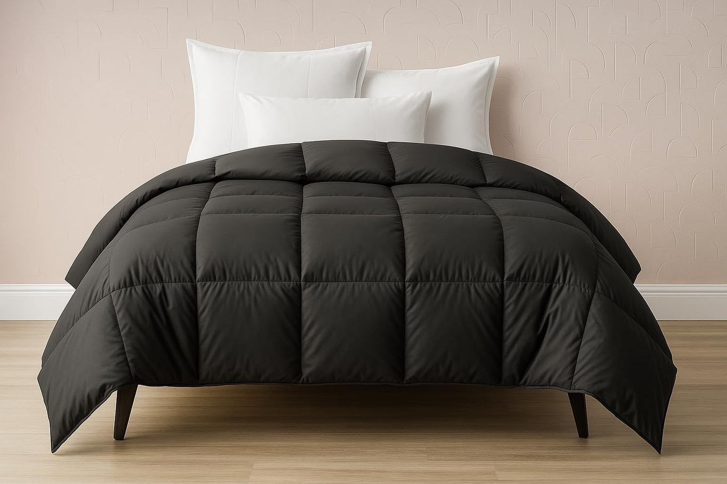 Comforter for Double Bed – All Season/AC/Summer Solid Double Bed Comforter Quilt Blanket | Dohar | Duvet | Ultra Soft & Lightweight – 300 GSM, Ivory