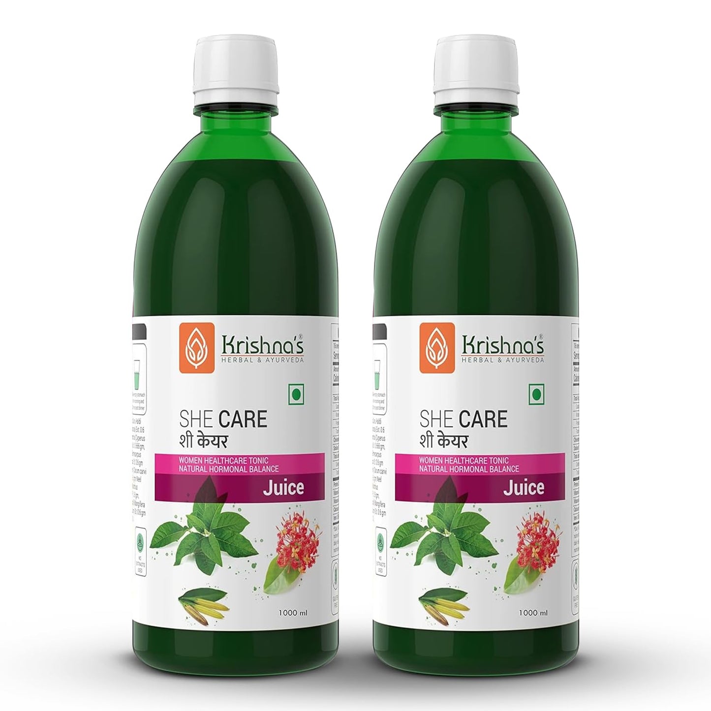 She Care Juice 1000ml, Herbal Supplement for Hormonal Balance, Period Pain Relief