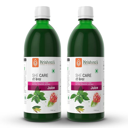 She Care Juice 1000ml, Herbal Supplement for Hormonal Balance, Period Pain Relief