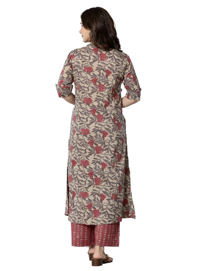 Women Kurta with Palazzo Pant Set