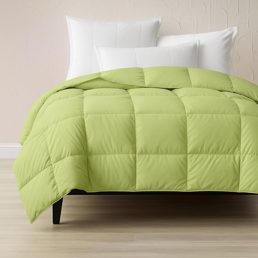 Comforter for Double Bed – All Season/AC/Summer Solid Double Bed Comforter Quilt Blanket | Dohar | Duvet | Ultra Soft & Lightweight – 300 GSM, Ivory