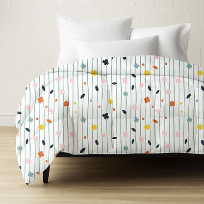 Comforter for Double Bed – All Season/AC/Summer Solid Double Bed Comforter Quilt Blanket | Dohar | Duvet | Ultra Soft & Lightweight – 300 GSM, Ivory