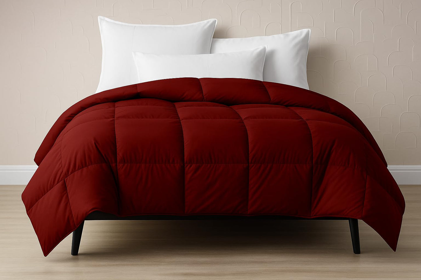 Comforter for Double Bed – All Season/AC/Summer Solid Double Bed Comforter Quilt Blanket | Dohar | Duvet | Ultra Soft & Lightweight – 300 GSM, Ivory