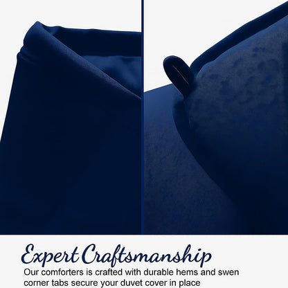 Comforter for Double Bed – All Season/AC/Summer Solid Double Bed Comforter Quilt Blanket | Dohar | Duvet | Ultra Soft & Lightweight – 300 GSM, Ivory