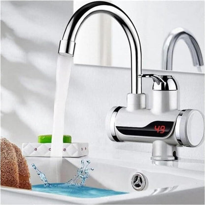 Instant Electric Tankless Hot Water Heater Digital Tap for Kitchen & Bathroom with LED