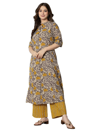 Women Kurta with Palazzo Pant Set