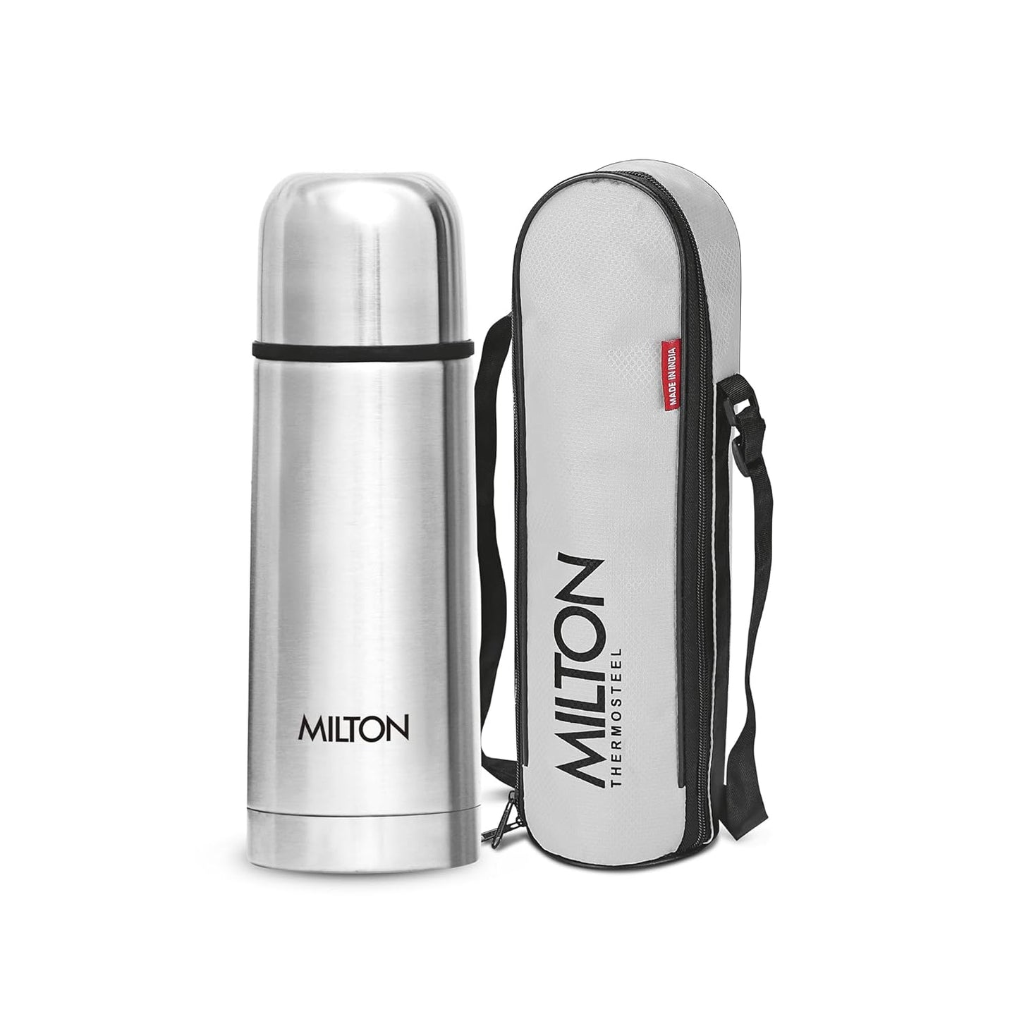 Milton Flip LidThermosteel Water Bottle - 24 Hr Hot and Cold - Leak Proof