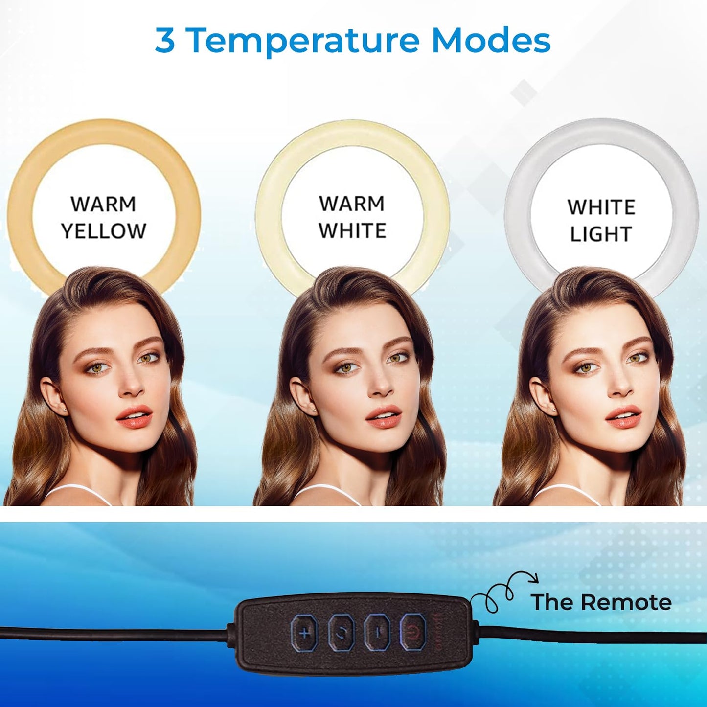 Big LED Ring Light for Camera Phone- YouTube Video Shooting and Makeup Light with 7 Feet Foldable Tripod Stand