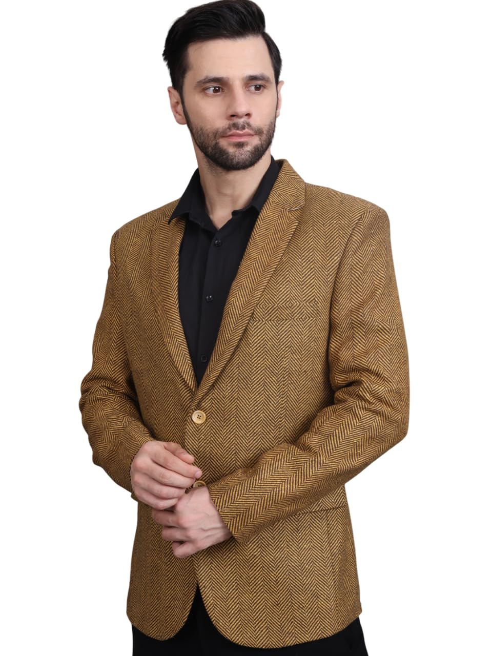 Tweed Blazer for Men Formal & Casual Winter Wear Blazer