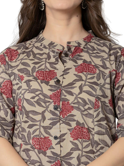 Women Kurta with Palazzo Pant Set