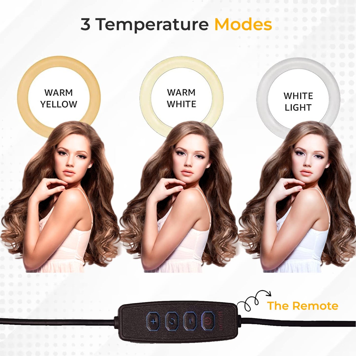 Big LED Ring Light for Camera Phone- YouTube Video Shooting and Makeup Light with 7 Feet Foldable Tripod Stand