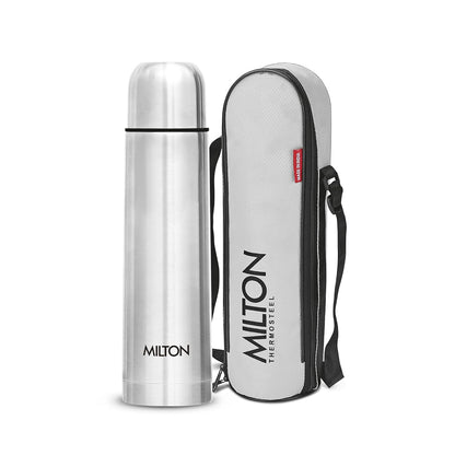 Milton Flip LidThermosteel Water Bottle - 24 Hr Hot and Cold - Leak Proof
