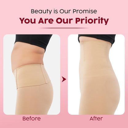 Women's Tummy Tucker Shapewear Shorts | High Waist Slim Fit Body Shaper for Women