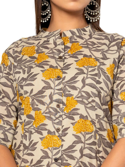 Women Kurta with Palazzo Pant Set