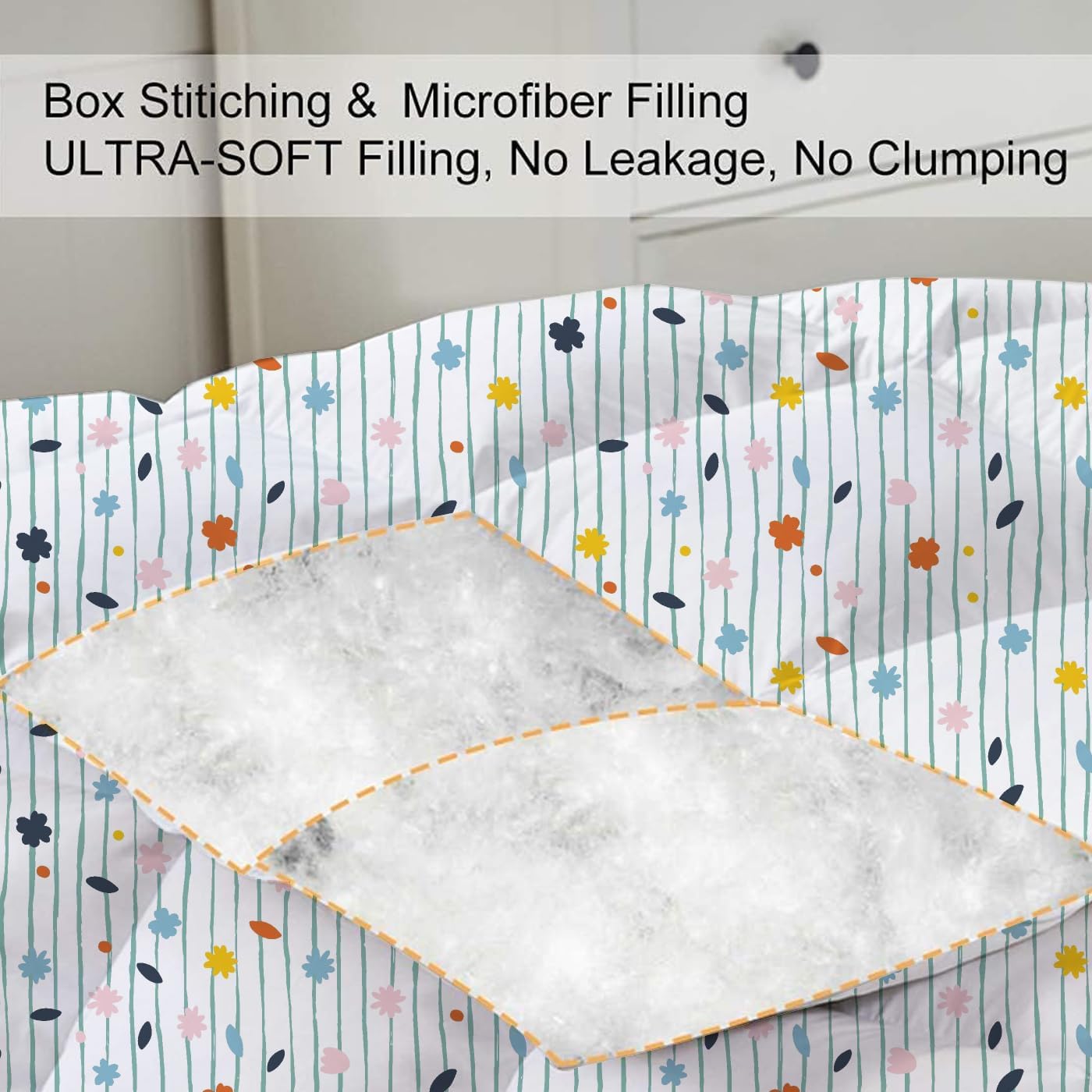 Comforter for Double Bed – All Season/AC/Summer Solid Double Bed Comforter Quilt Blanket | Dohar | Duvet | Ultra Soft & Lightweight – 300 GSM, Ivory