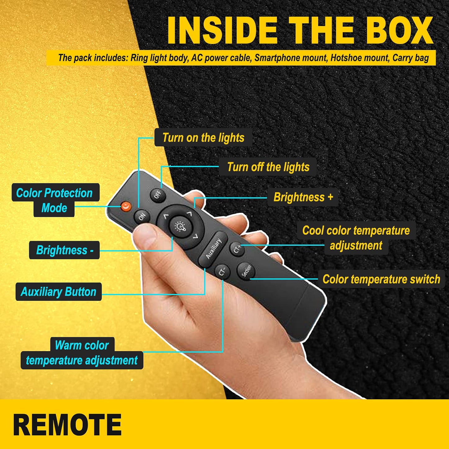 Big LED Ring Light for Camera Phone- YouTube Video Shooting and Makeup Light with 7 Feet Foldable Tripod Stand