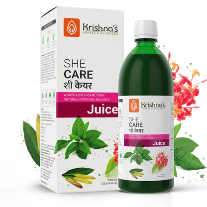 She Care Juice 1000ml, Herbal Supplement for Hormonal Balance, Period Pain Relief