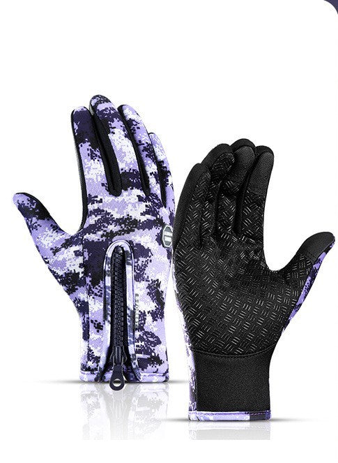 Winter Touch Screen Riding Motorcycle  Sliding Waterproof Gloves